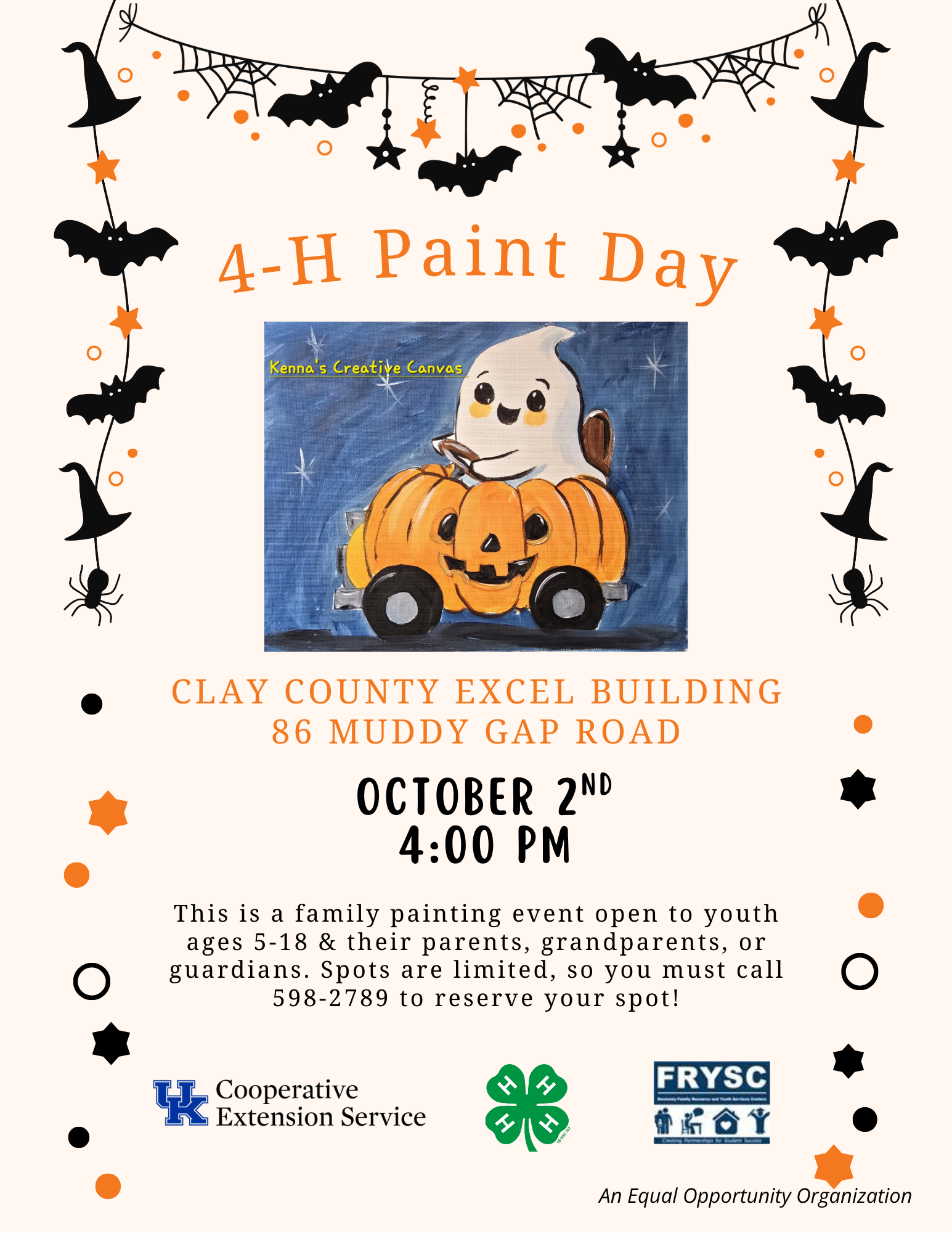 4-H Paint Day social media post